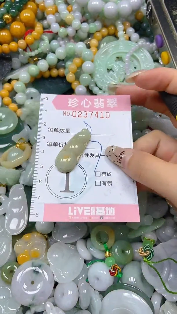 翡翠未镶嵌颈饰闪购0237410