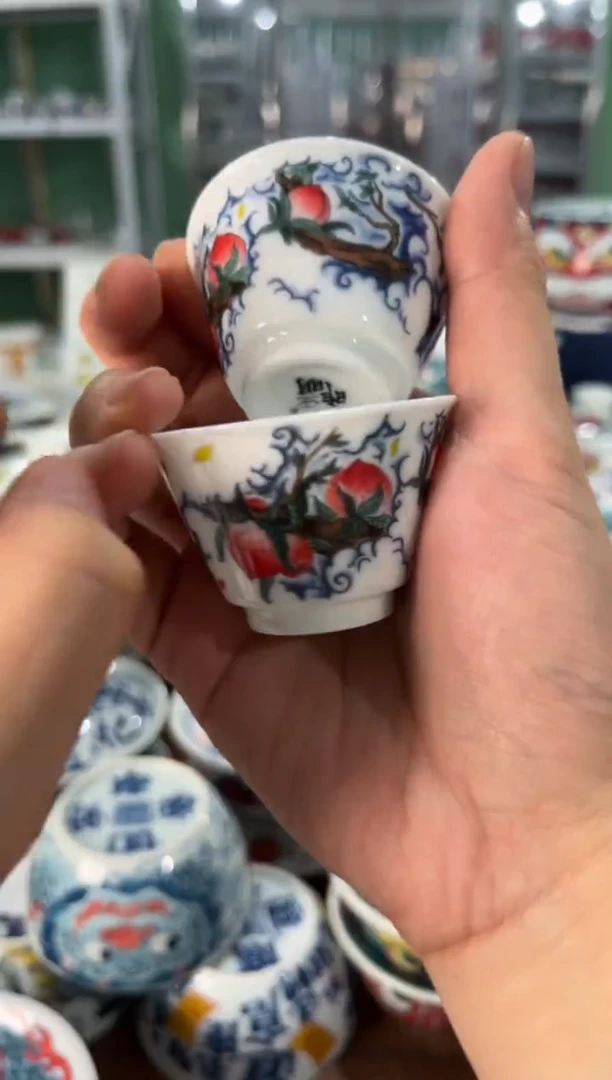 昨明景德镇陶瓷：两个一组