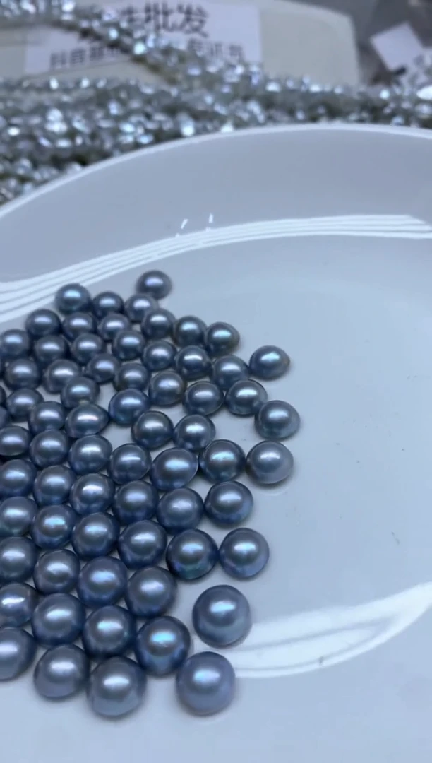 【闪购商品】拼合珍珠（马贝珠）耳饰未镶嵌10mm 多样性发货，发1对