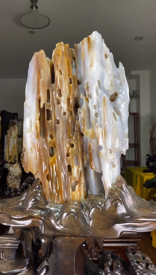 未镶嵌珠宝奇石硅化玉应1