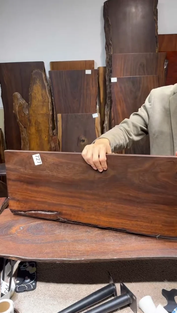 风车木（黑檀木）尺寸70*28*2编号727