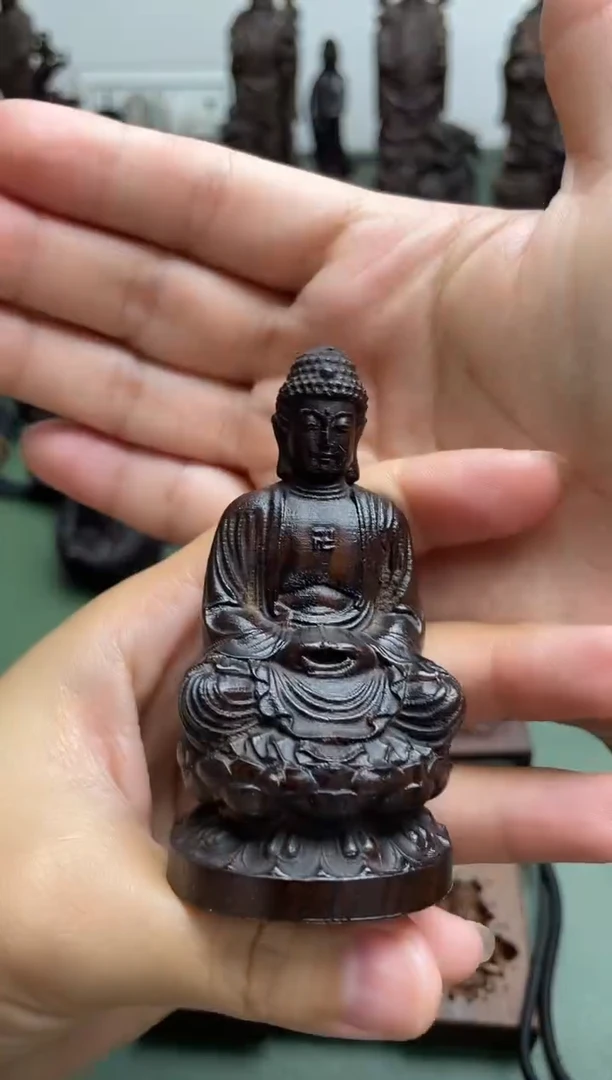 木大日如来。小摆件
