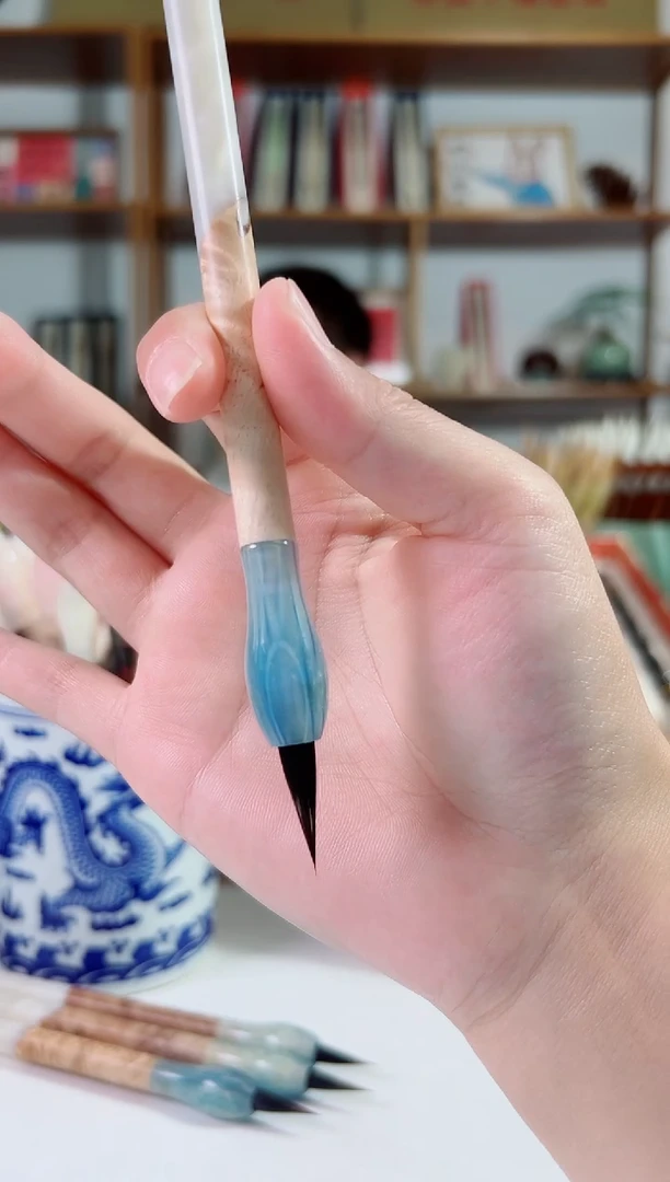 稳定木蓝色斗紫毫黑尖2.0