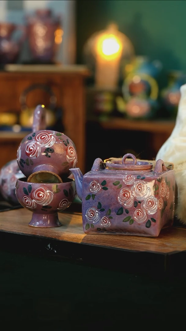 【闪购商品】杯手绘心瓷陶瓷浮力