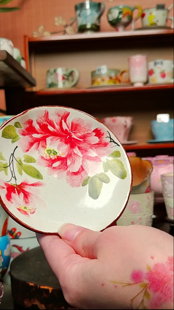 摆件陶景德镇手绘创意陶瓷有瑕