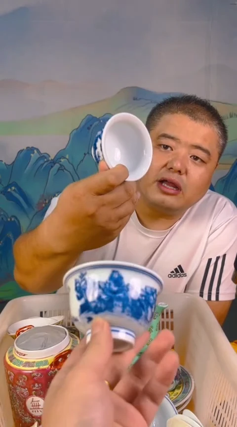 摆件景德镇陶瓷青花摆件18