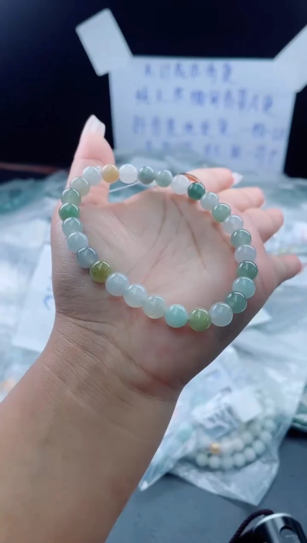 未镶嵌戒指翡翠珠串