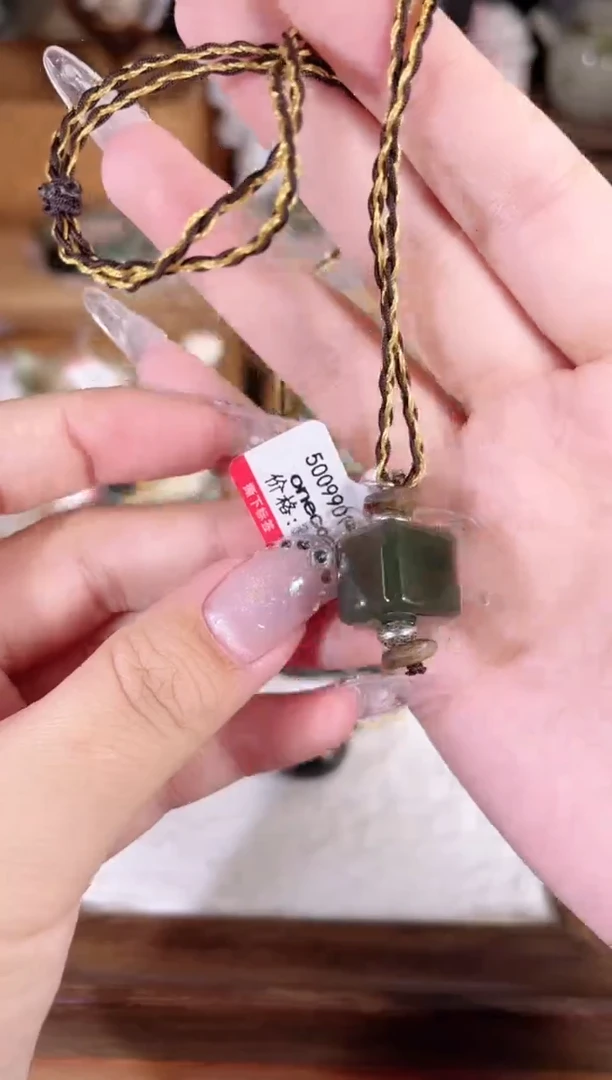 项链银S925镶嵌和田玉多样性发货其一默认天然特征