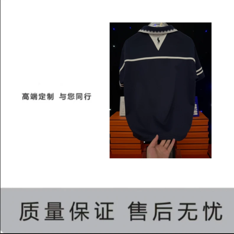 【奢品专属】2025年流行色丝光棉休闲透气老钱风POLO衫