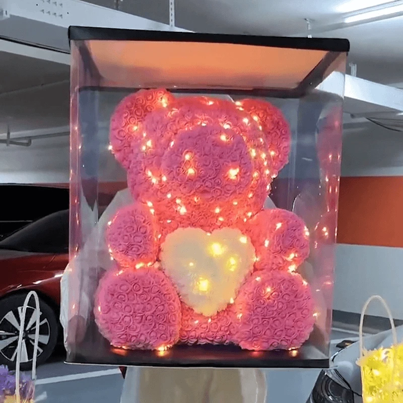 70cm定制款玫瑰熊    三八女神节38妇女节礼物送女友女生老婆闺蜜