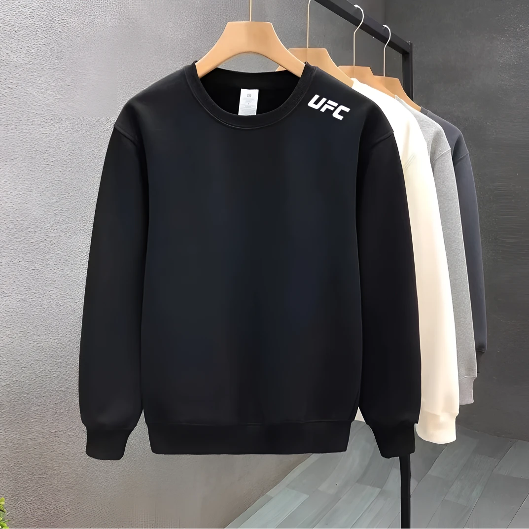 【UFC】爆款立体硅胶男女同款情侣款时尚百搭秋冬卫衣