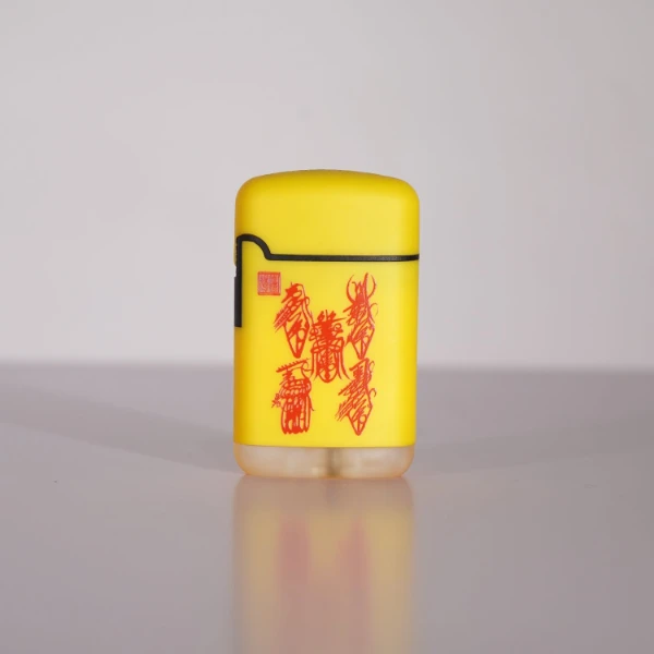 英伽潮玩【武当山】高温蓝焰直冲防风防水充气英伽打火机