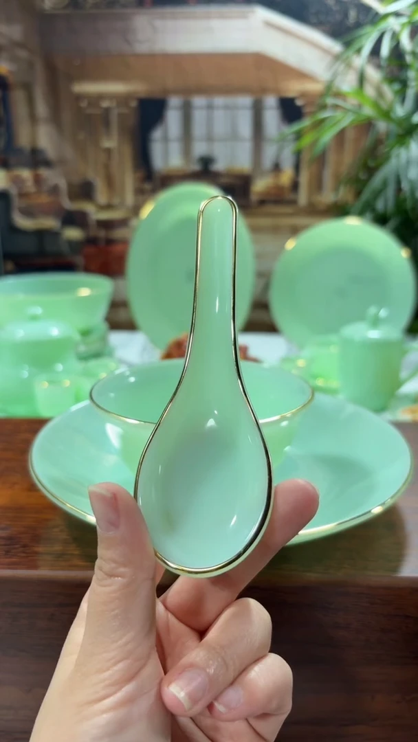 【闪购商品】...小汤勺玉瓷6个  【贝美】