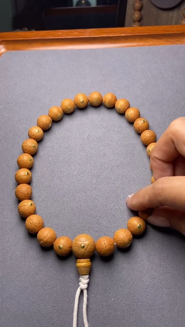 吊坠凤眼菩提12凤眼铜钉手持