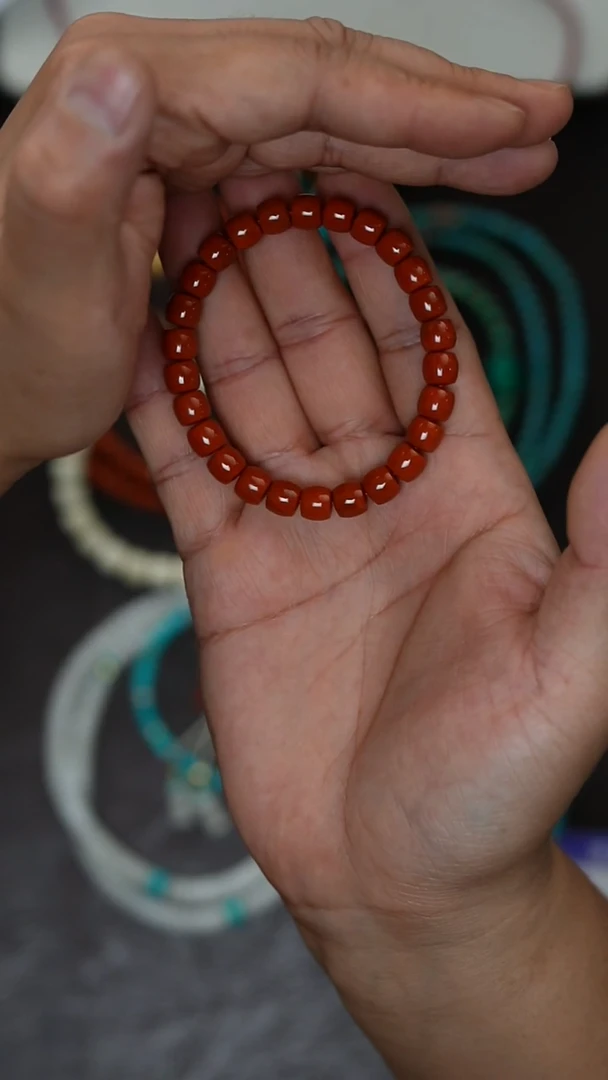 南红玛瑙手串未镶嵌南红手串