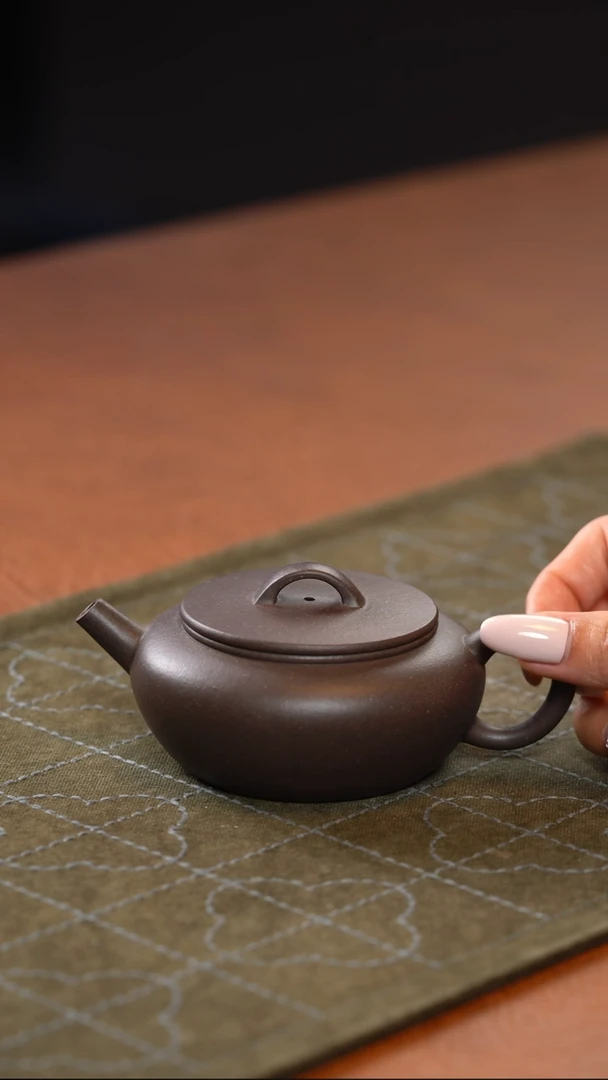 茶壶紫砂执素特紫致诚诗意