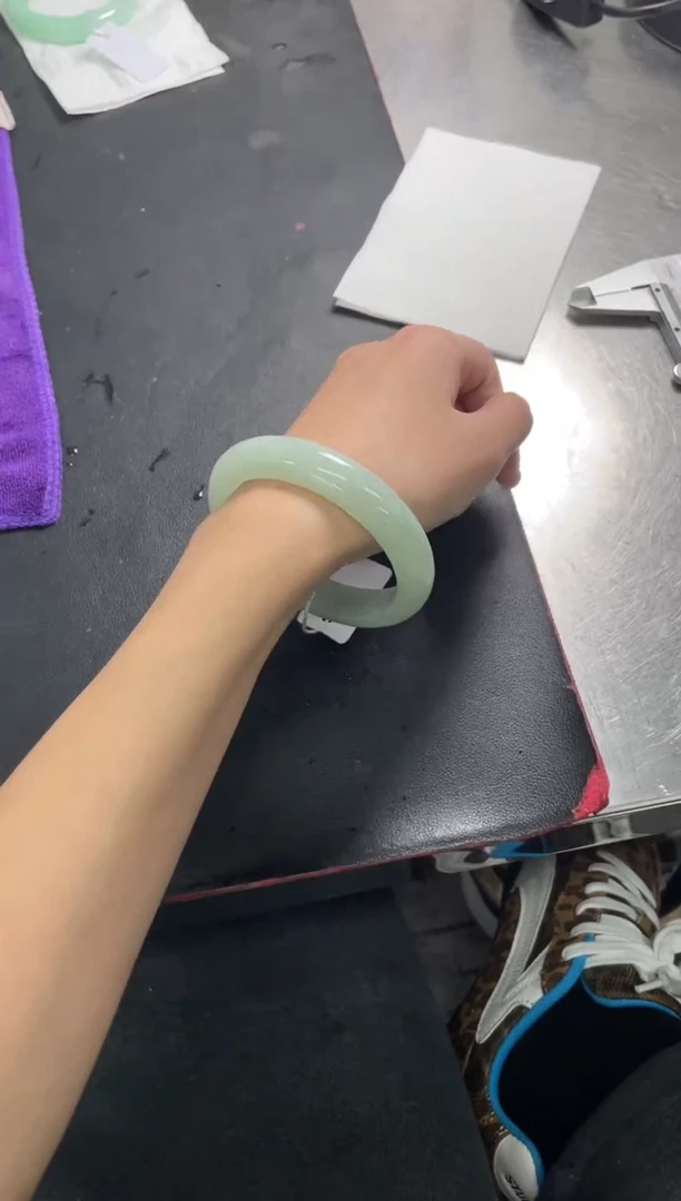 未镶嵌手镯定制翡翠彭*瑾定制手镯ADL5/DZS