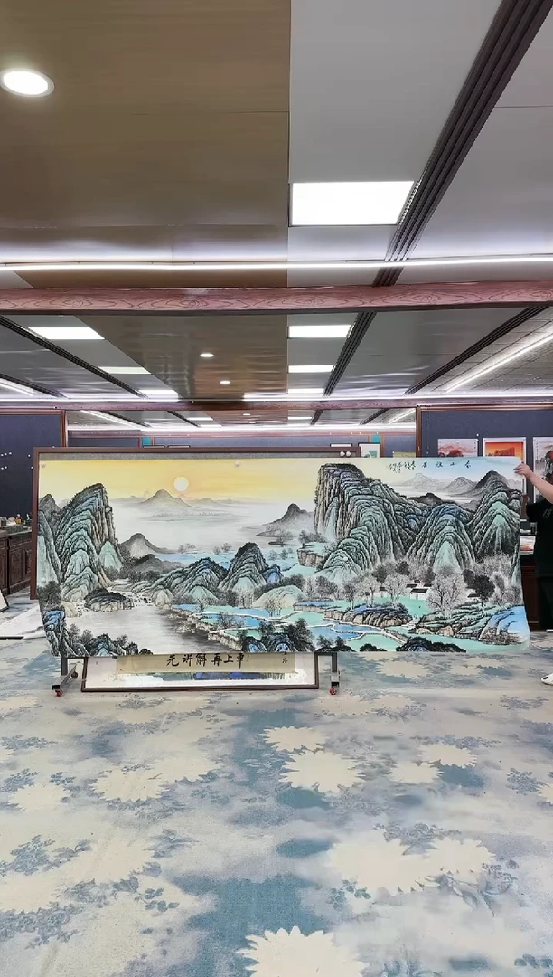 绘画W-邵明义-大丈二-山水国画