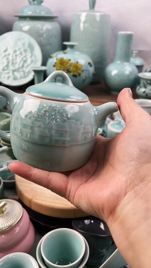 【闪购商品】特价 微瑕 慧仙青瓷