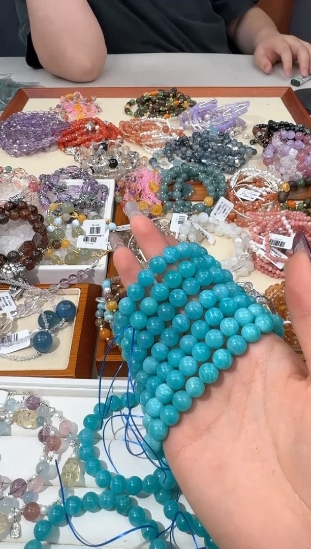 【闪购商品】水晶手链未镶嵌F029天河石素圈