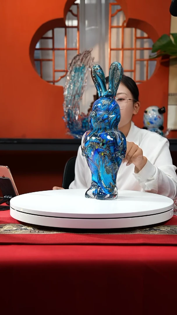 手工艺品琉璃暴力兔