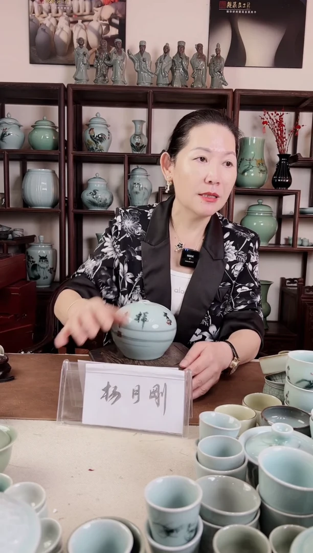 纯手工 绞胎 摆件（吉祥）
