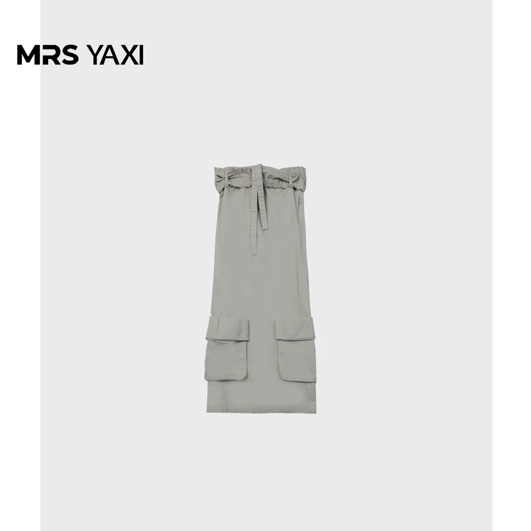 Mrsyaxi户外大口袋工装半身裙YX5041904