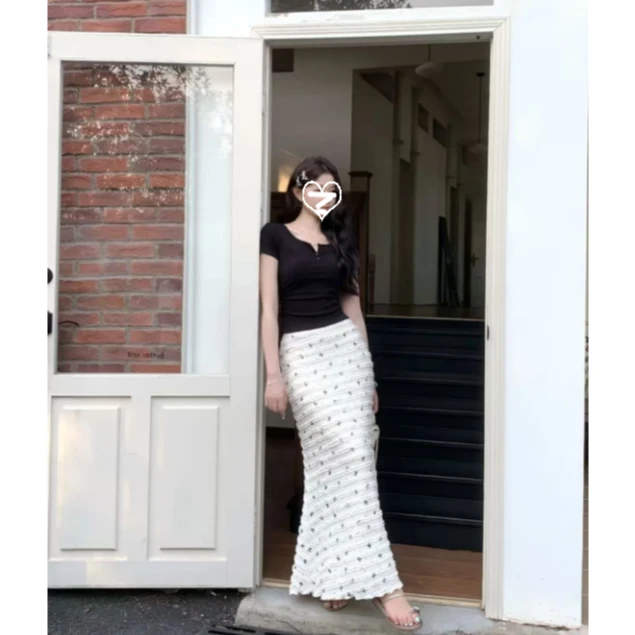 【夏日出游】韩系碎花慵懒感半身裙气质显瘦温柔蛋糕裙夏纯欲风