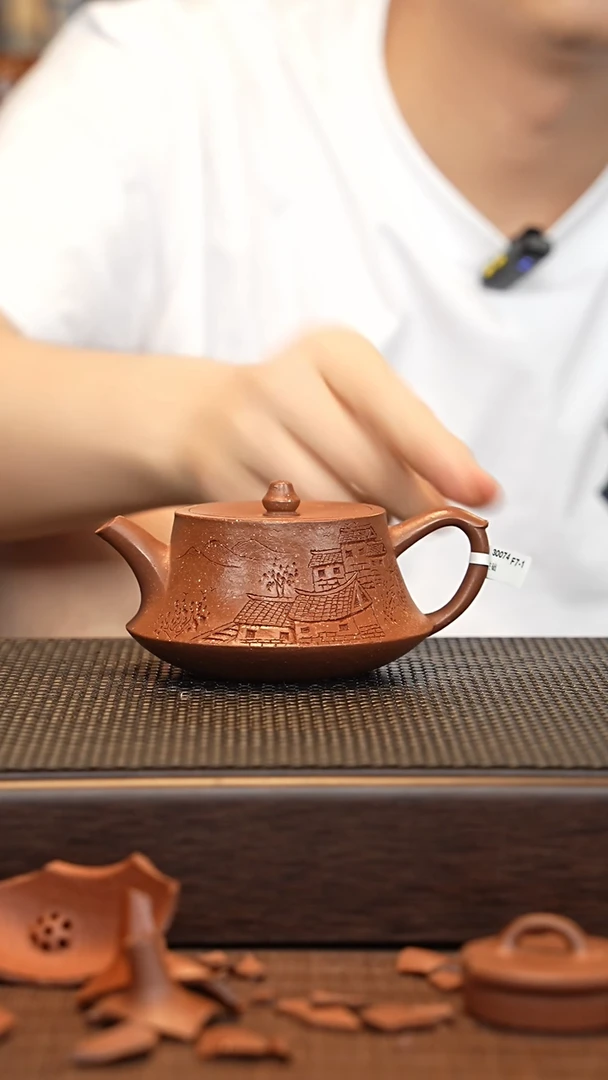 茶壶紫砂源头精品手工作品30074