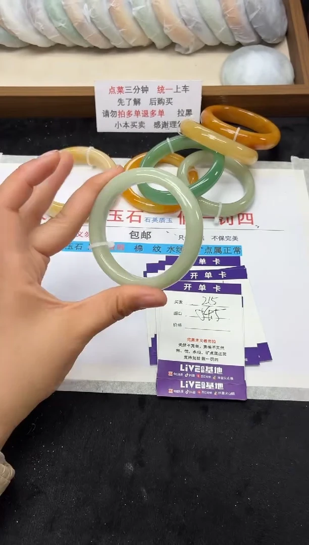 未镶嵌手镯石英质玉215