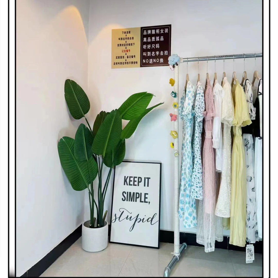 品牌撤柜时尚国风碎花显瘦女装