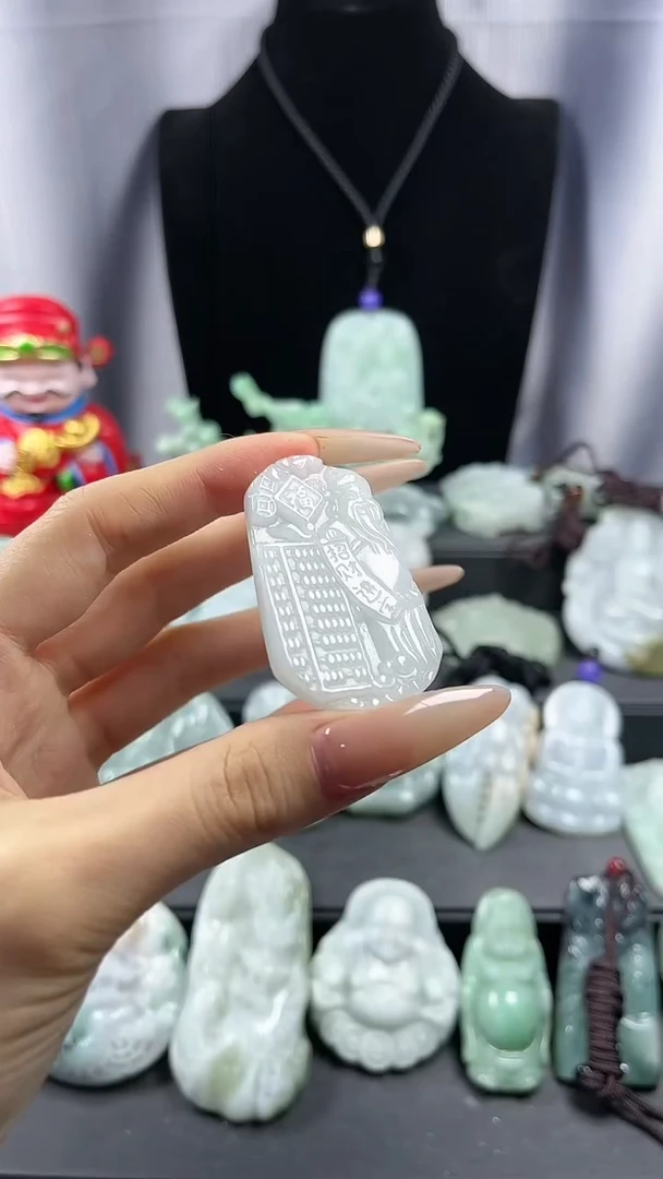 【闪购商品】翡翠颈饰未镶嵌财神爷