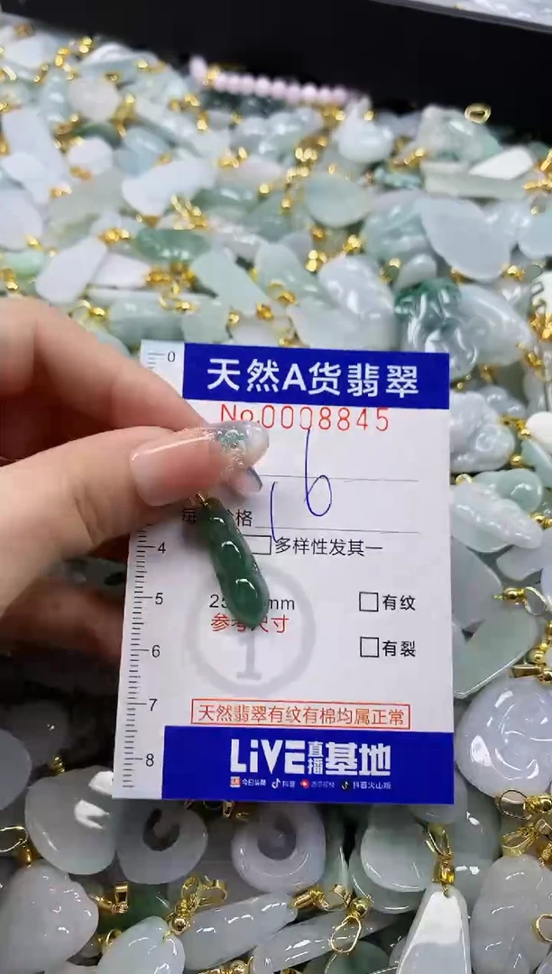 颈饰未镶嵌翡翠天然A货翡翠