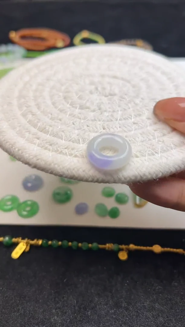 未镶嵌定制翡翠紫甜甜圈880