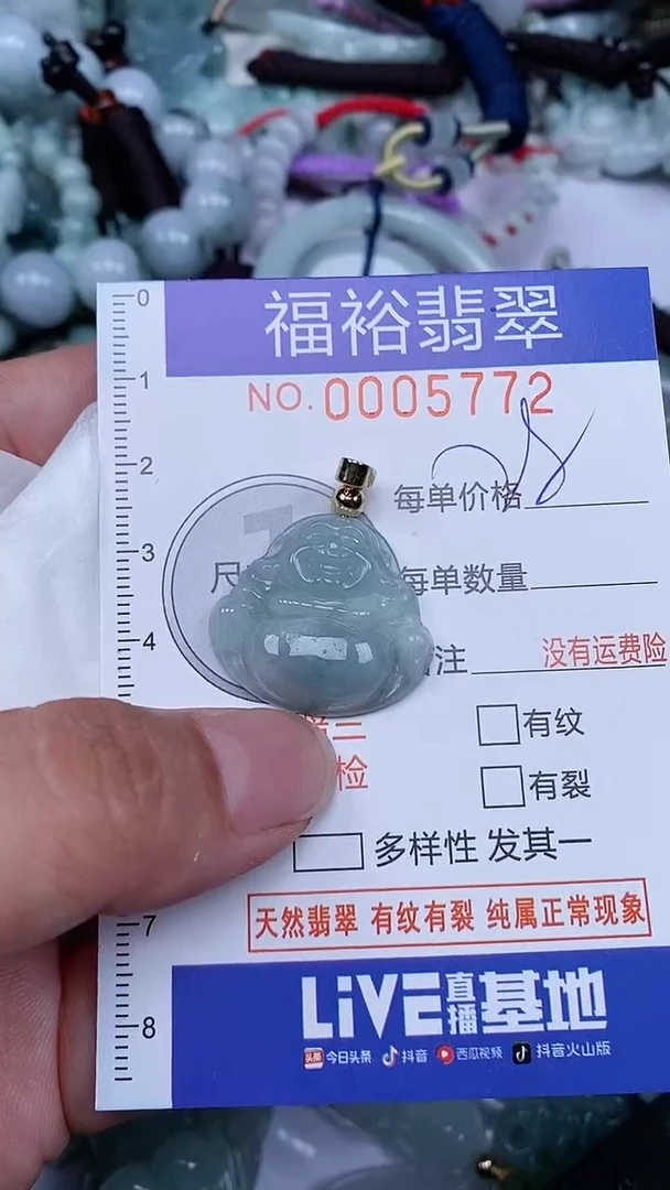 翡翠未镶嵌颈饰...0005772