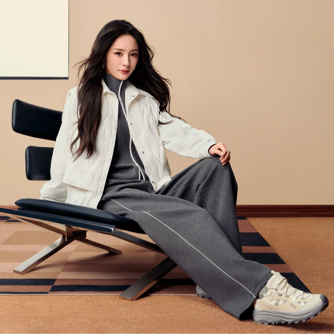 FILA/斐乐【杨幂同款】冬季新款外套女士两件套羽绒服F11W543903F