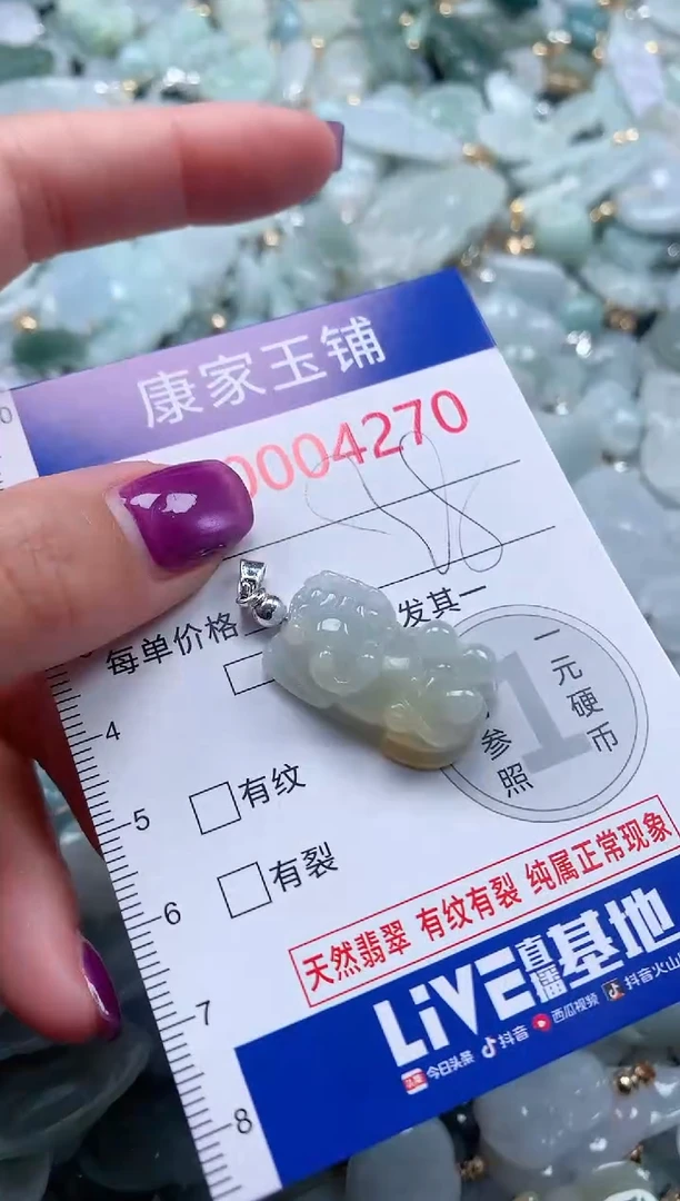 颈饰未镶嵌翡翠4270