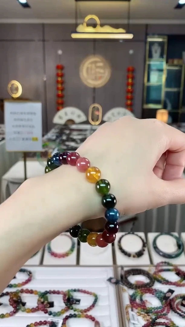 【闪购商品】碧玺单圈手串9mm+未镶嵌（多样性发一条）hon