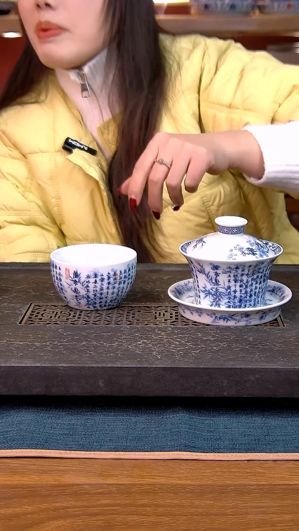 简装家用款2件套 白瓷陶瓷茶具
