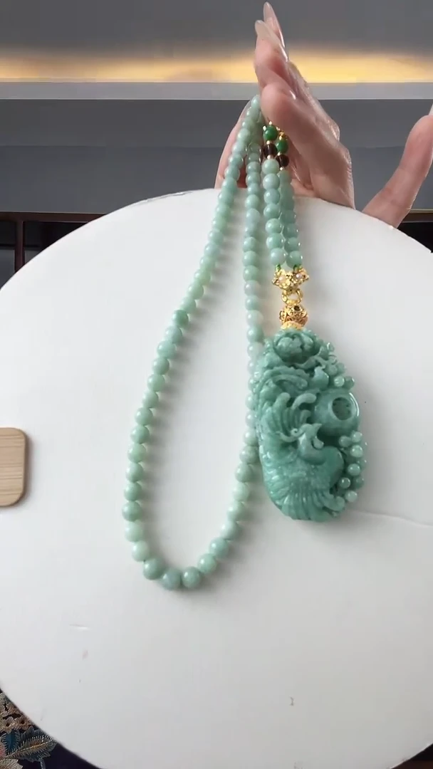 颈饰未镶嵌翡翠凤凰