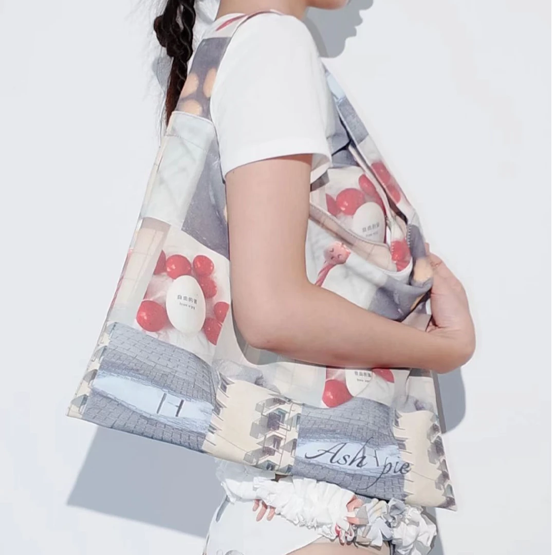 ashpie 设计师品牌【output】印花单肩包