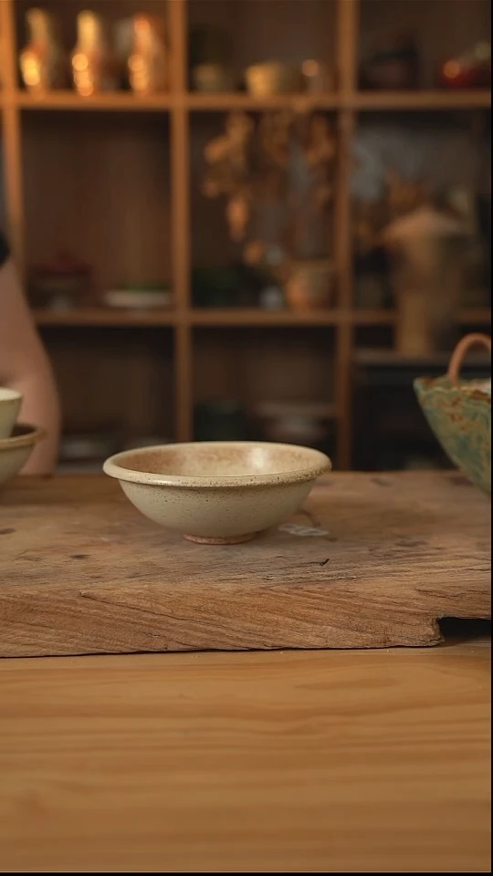 沙漠落日黄系列的帽子碗1个