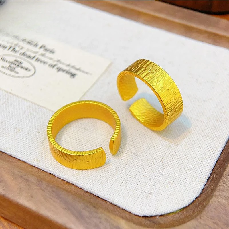 合金戒指 【鸣钻国际MZ】合金垂纹戒指 HEJJ292