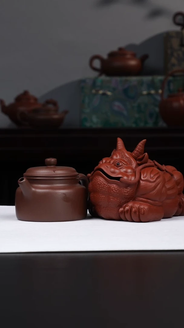 茶壶紫砂克*宜兴紫砂壶半手工