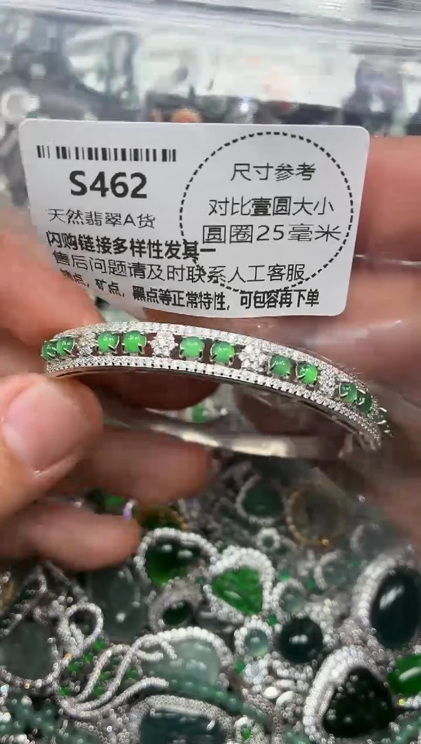 颈饰未镶嵌翡翠S462手镯