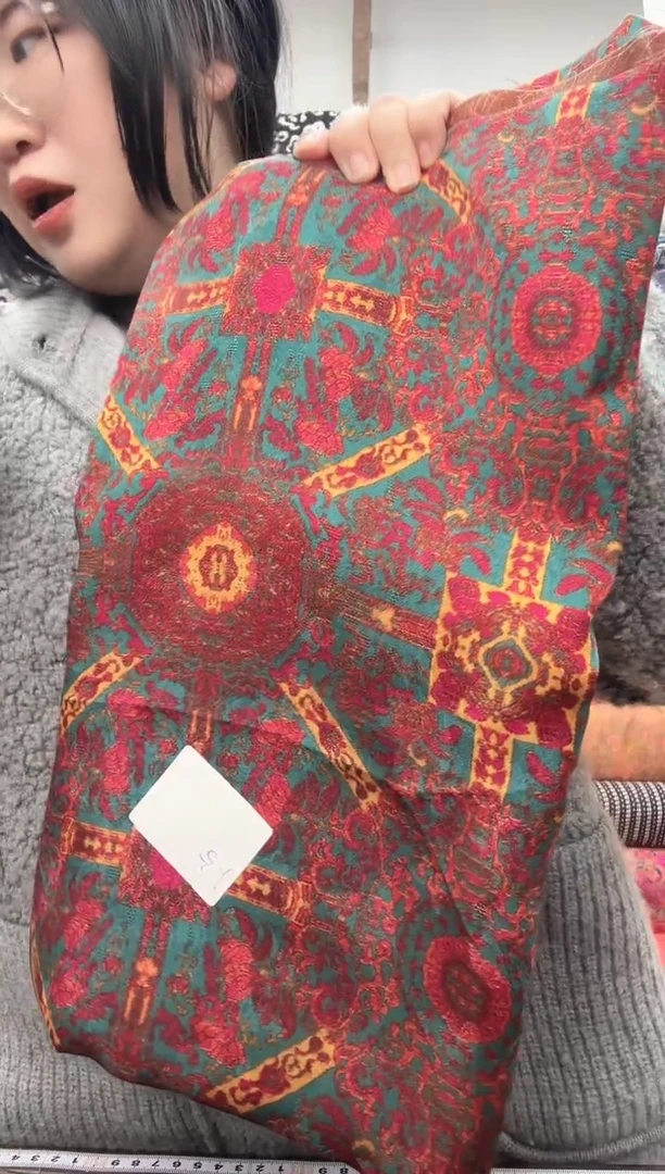 红罗莎人丝面料1.5米