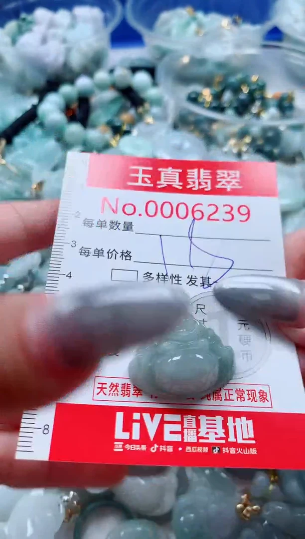 吊坠(不含链)未镶嵌翡翠6239
