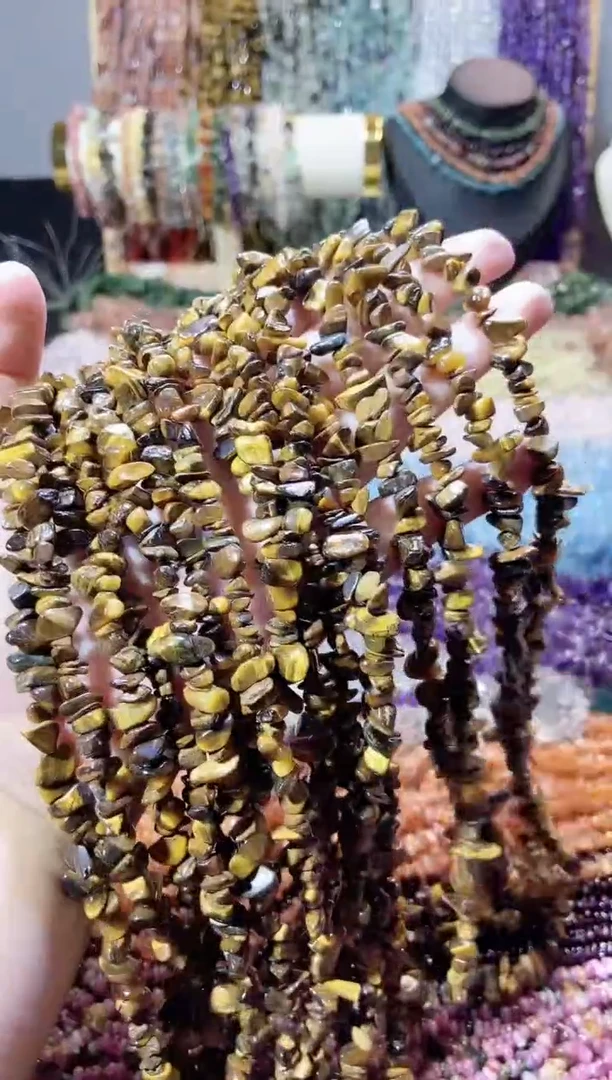 未镶嵌珠宝半成品水晶虎眼