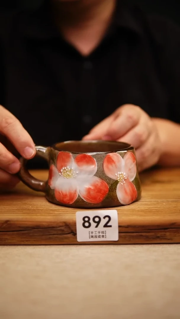 @@陶园瓷舍@@纯手工手绘@高温釉下彩