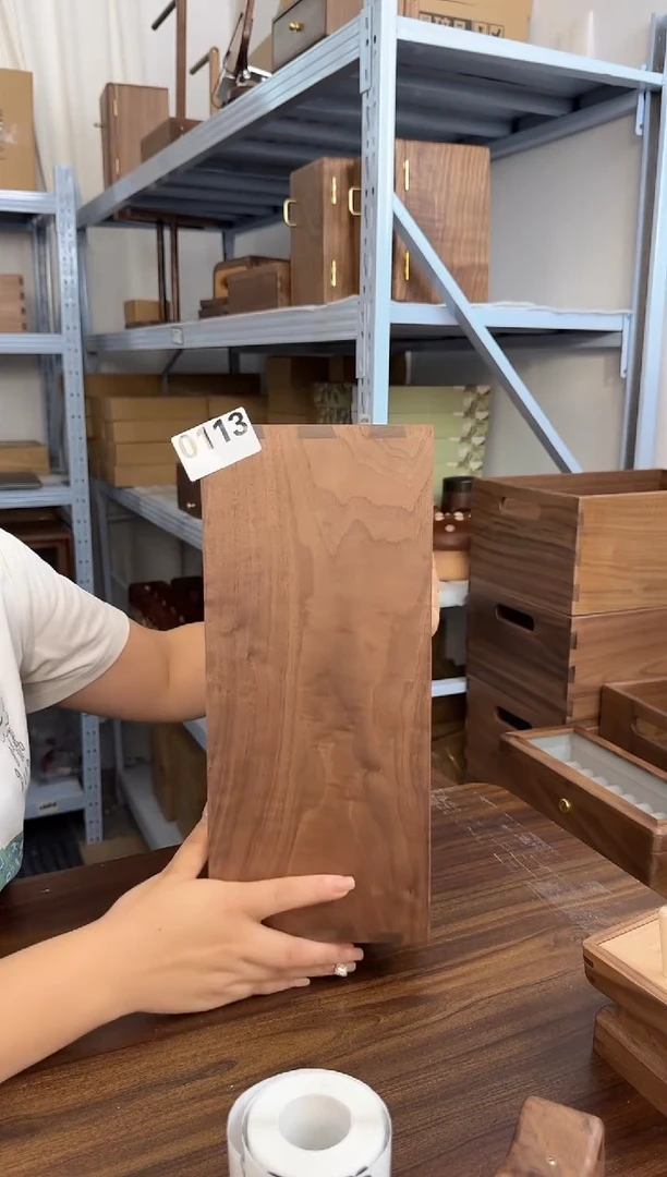 木113号北美黑胡桃特价大号收纳筐